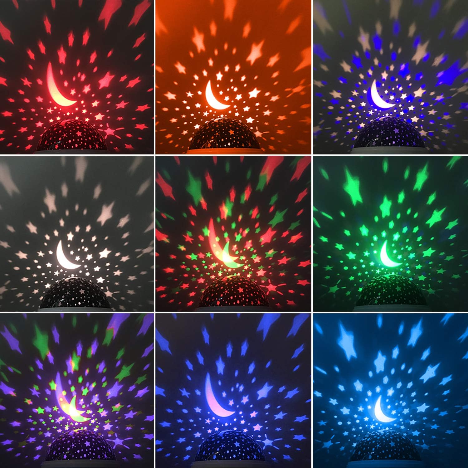 Night Light for Kids, Kids Night Light Nebula 360 Degree Rotation