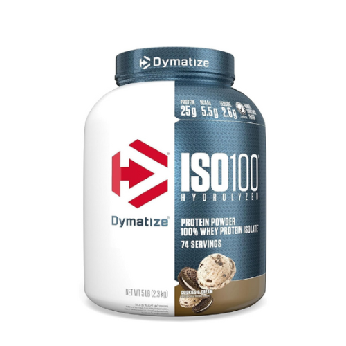 Dymatize ISO 100 0 Carb Whey Cookies & Cream, 5 lb