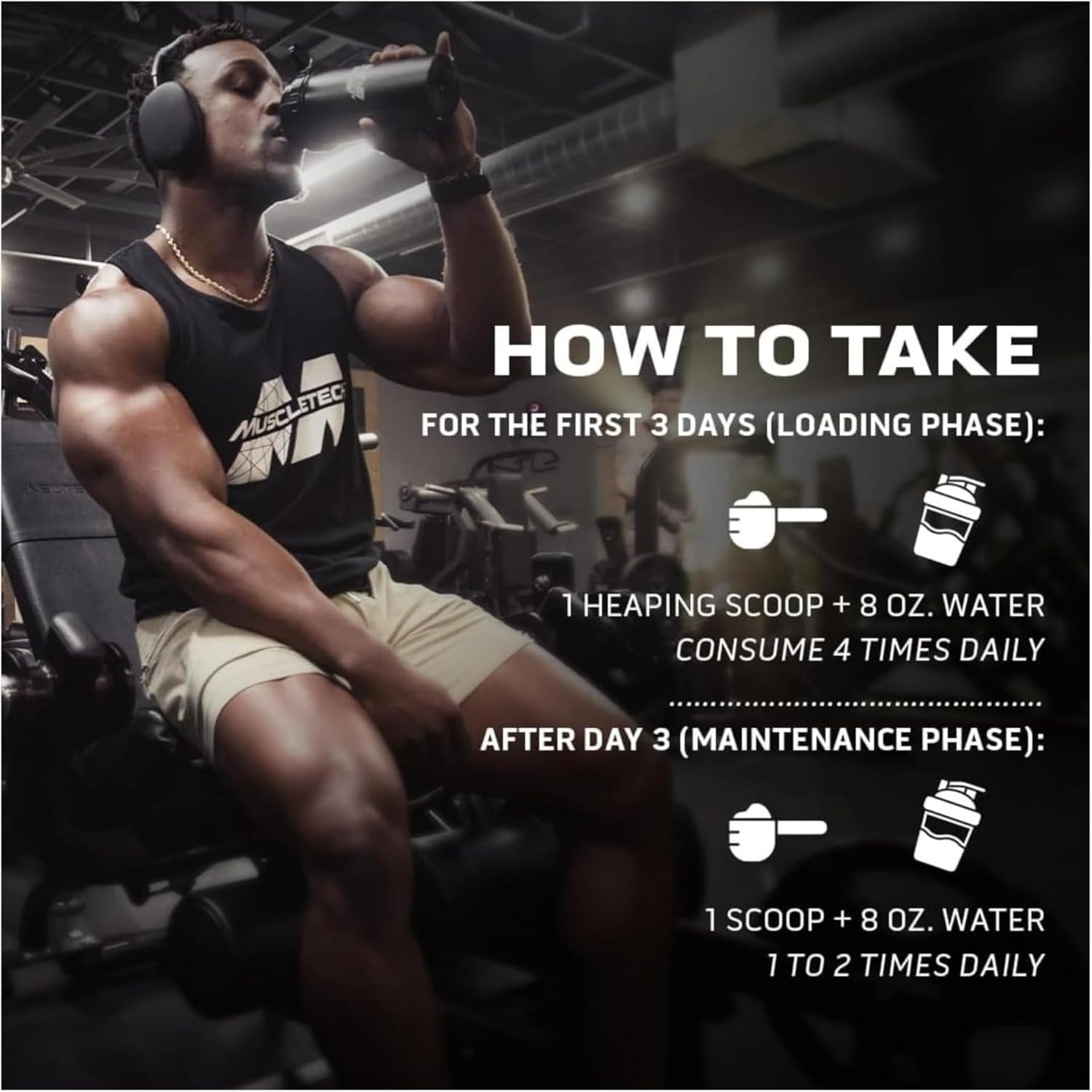 MuscleTech Platinum 100% Creatine Monohydrate Powder, 400g8