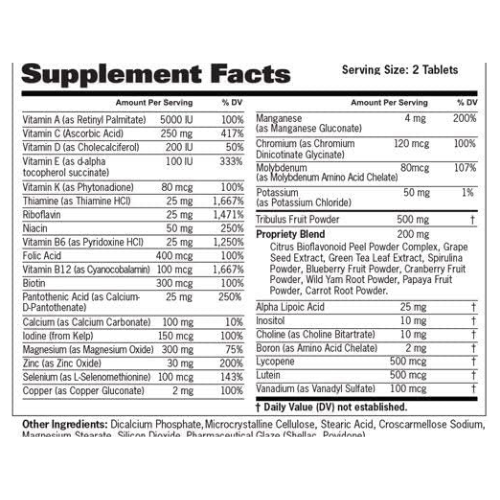 GAT Sport Multi Vitamin Mens Multi+Test Vitamin - 150 Tabs-4
