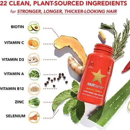 Hairtamin Healthy Hair Vitamins To Prevent Hair Fall - 30 Capsules