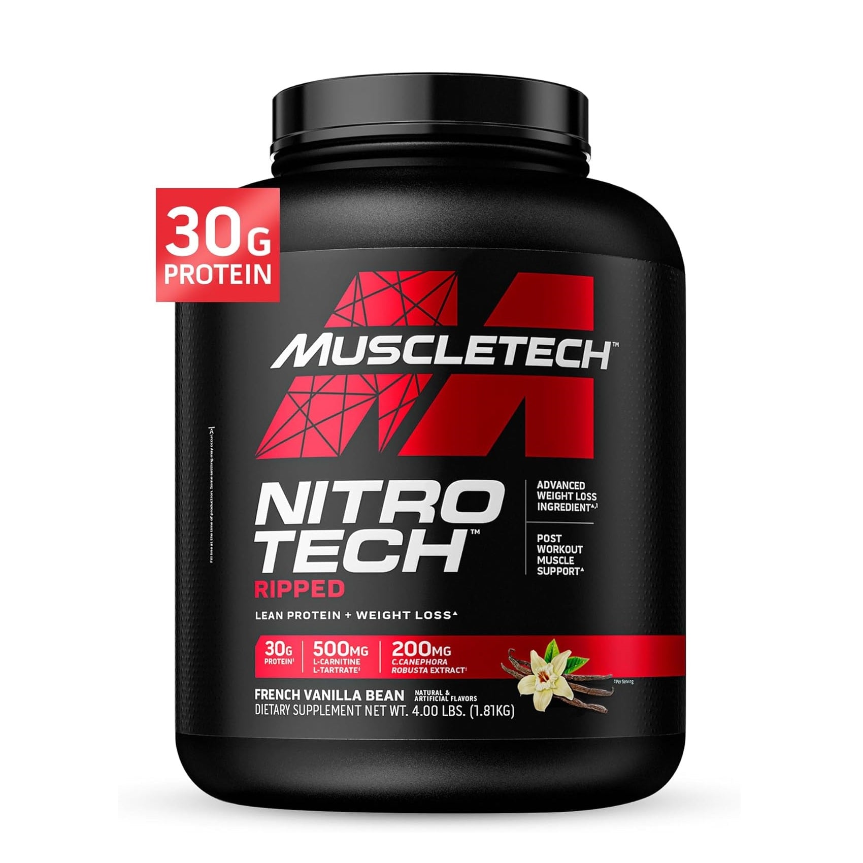 MuscleTech Nitro-Tech Ripped Whey Protein 