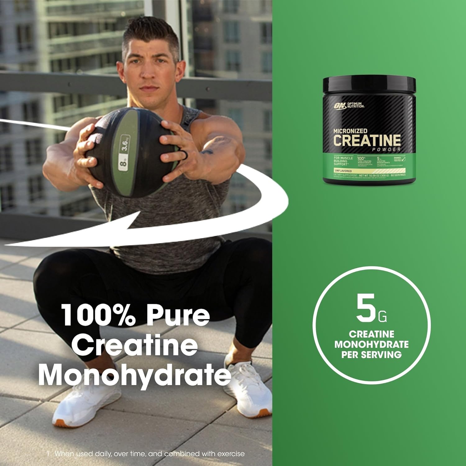 Optimum Nutrition Creatine, 300g